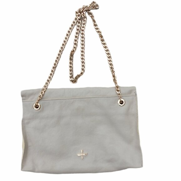 Pour la Victoire leather shoulder bag with chain s - Picture 1 of 7